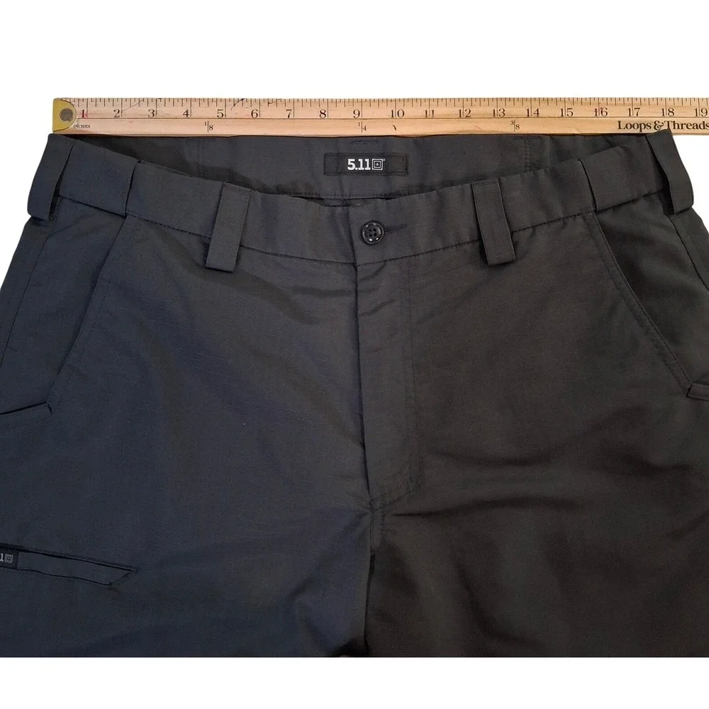 5.11 Tactical Fast-Tac Urban Pants Mens 36x36* Charcoal Grey Ripstop Polyester